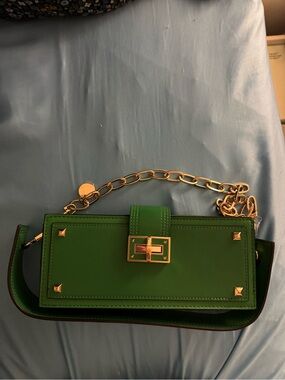 ALDO green chain/strap shoulder bag